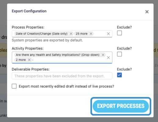 Export Processes
