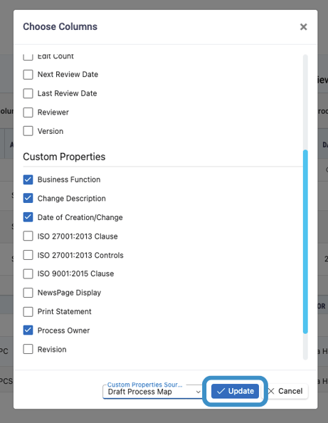 Filter Draft Properties - Update