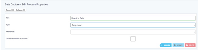 properties screen - step two