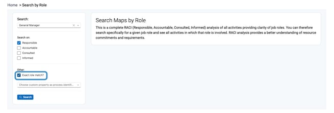 search by role - role match