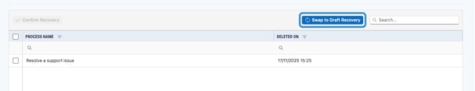 swap to draft recovery