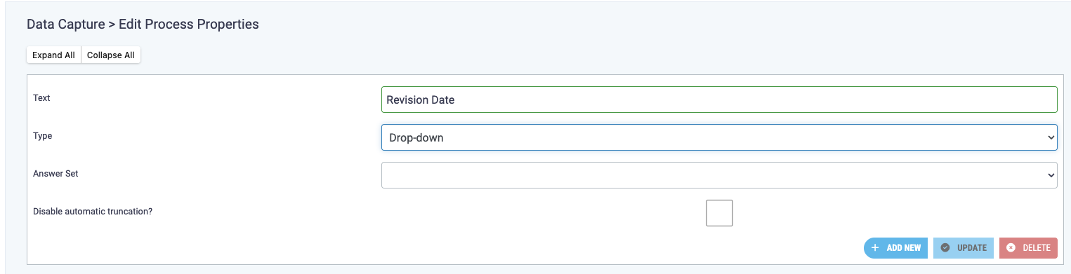 properties screen - step two