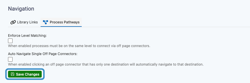 manage process pathways - save